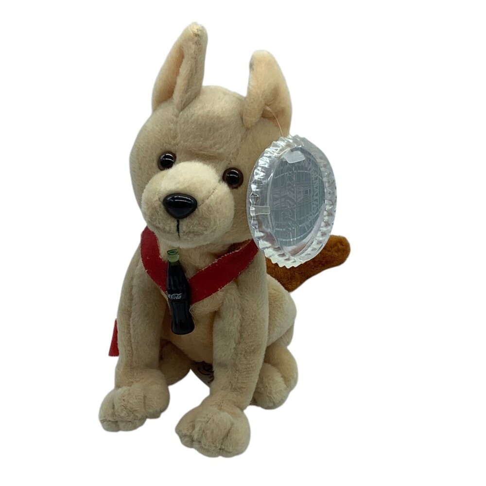 Vtg 1999 Coca Cola Streak the Jackal Plush Stuffed Animal Tunisia #0259‎ 6"